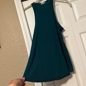 High Neck Flowy Tank Top